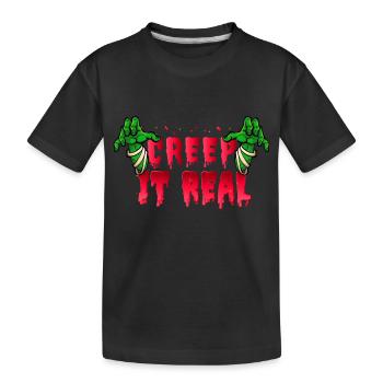 Halloween Costume Halloween Party - Kids' Premium Organic T-Shirt - black - Front