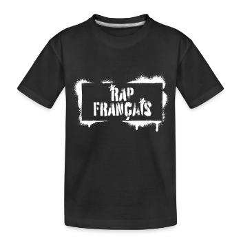 le rap français Graffiti Urbain - T-shirt bio Premium Enfant - noir - Devant