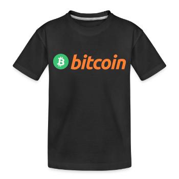 Bitcoin - T-shirt bio Premium Enfant - noir - Devant