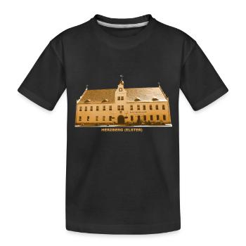 Herzberg Elster Rathaus Brandebourg - T-shirt bio Premium Enfant - noir - Devant