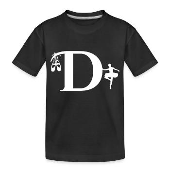 Ballerinas Brief - Kinder Premium Bio T-Shirt - Schwarz - Vorne