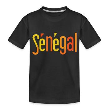 Sénégal - T-shirt bio Premium Enfant - noir - Devant