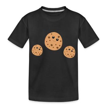 Cookies - Kinder Premium Bio T-Shirt - Schwarz - Vorne