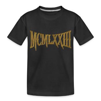 MCMLXXIII 1973 50e anniversaire B-Day cadeau d’anniversaire - T-shirt bio Premium Enfant - noir - Devant