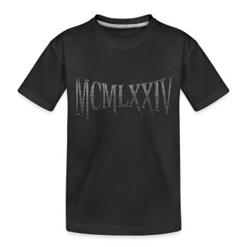 MCMLXXIV 1974 50e anniversaire B-Day cadeau d’anniversaire - T-shirt bio Premium Enfant - noir - Devant