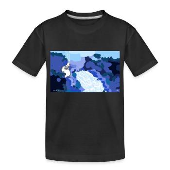 Im Frieden sein - Kinder Premium Bio T-Shirt - Schwarz - Vorne