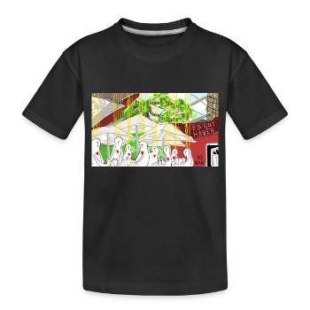 Es gut haben. - Kinder Premium Bio T-Shirt - Schwarz - Vorne