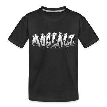 Muğlali - Kinder Premium Bio T-Shirt - Schwarz - Vorne