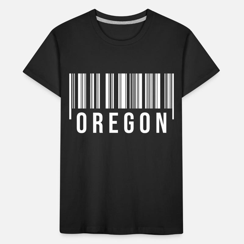 Oregon Barcode Kids' Premium Organic T-Shirt