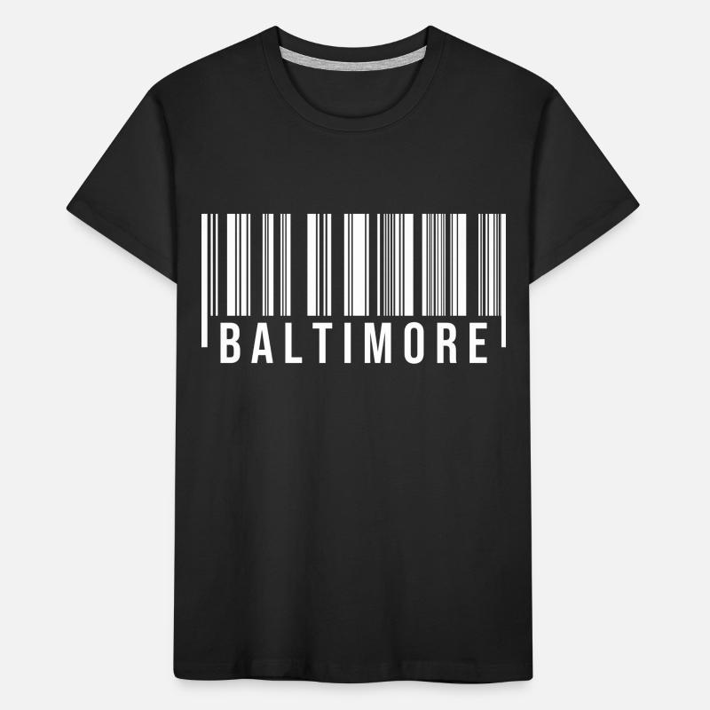 Baltimore Barcode Kids' Premium Organic T-Shirt