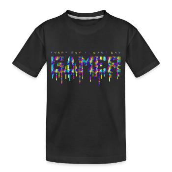 Spiel Gamer Spiel Spaß Zitat lustige Liebe Hacker Video - Kinder Premium Bio T-Shirt - Schwarz - Vorne
