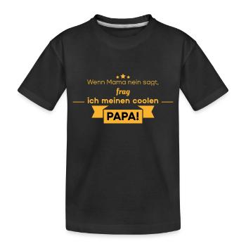 Lustige Sprüche - Kinder Premium Bio T-Shirt - Schwarz - Vorne
