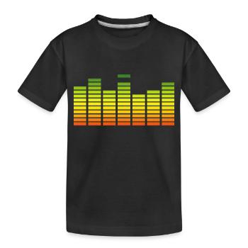 Reggae Musik Rastafari Jamaika - Kinder Premium Bio T-Shirt - Schwarz - Vorne
