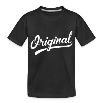 Original - T-shirt bio Premium Enfant - noir - Devant