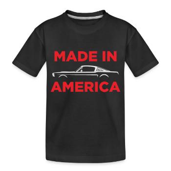 MUST4NG FABRIQUÉ EN AMÉRIQUE - T-shirt bio Premium Enfant - noir - Devant