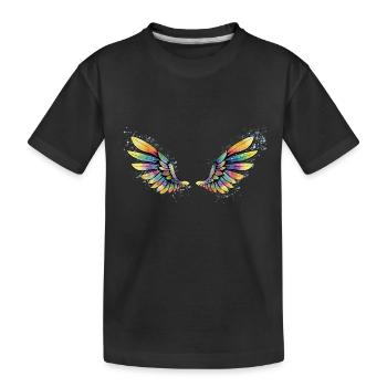 Aile - T-shirt bio Premium Enfant - noir - Devant