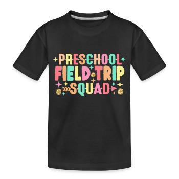 Escouade d’excursions préscolaires - T-shirt bio Premium Enfant - noir - Devant