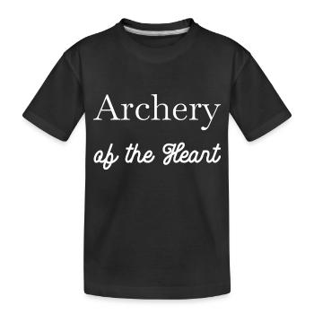 Blagues Tir à l’arc Entraînement Passion Blague Cool Présent - T-shirt bio Premium Enfant - noir - Devant