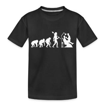 Evolution Dentiste Dentisterie Dentaire Dentistes - T-shirt bio Premium Enfant - noir - Devant
