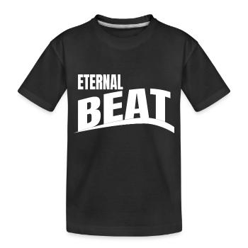 rythme naturel idée présente rythme de la vie - T-shirt bio Premium Enfant - noir - Devant