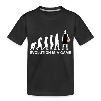 Basket-ball - T-shirt bio Premium Enfant - noir - Devant