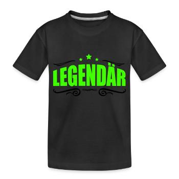 Légendaire 1 - T-shirt bio Premium Enfant - noir - Devant