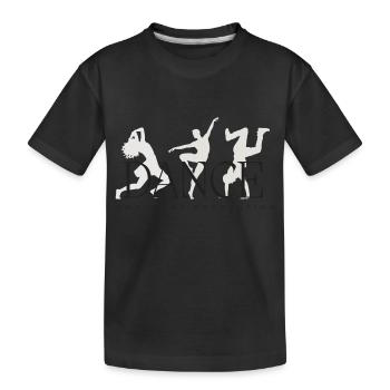 Dance at Movement Revolution - Kinder Premium Bio T-Shirt - Schwarz - Vorne