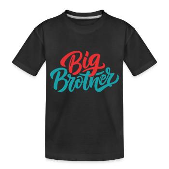 FRÈRE AÎNÉ - T-shirt bio Premium Enfant - noir - Devant