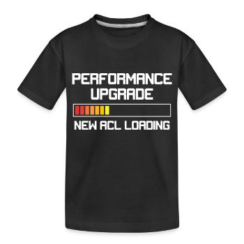 Funny Knee Surgery Déchirure des performances du LCA - T-shirt bio Premium Enfant - noir - Devant