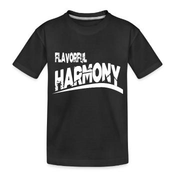 Building Unity Delightful Dishes - Kids' Premium Organic T-Shirt - black - Front