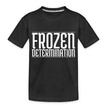 birthday present idea hockey drills - Kinder Premium Bio T-Shirt - Schwarz - Vorne