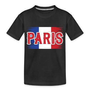 On est bien à Paris! - T-shirt bio Premium Enfant - noir - Devant