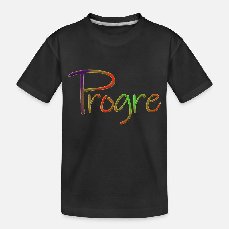 Progressiv - Kinder Premium Bio T-Shirt - Schwarz