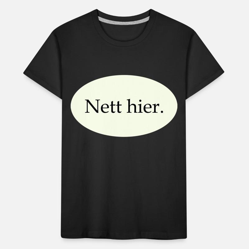 Nice here Kids' Premium Organic T-Shirt