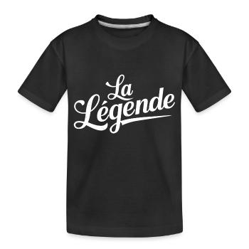 La Légende - T-shirt bio Premium Enfant - noir - Devant