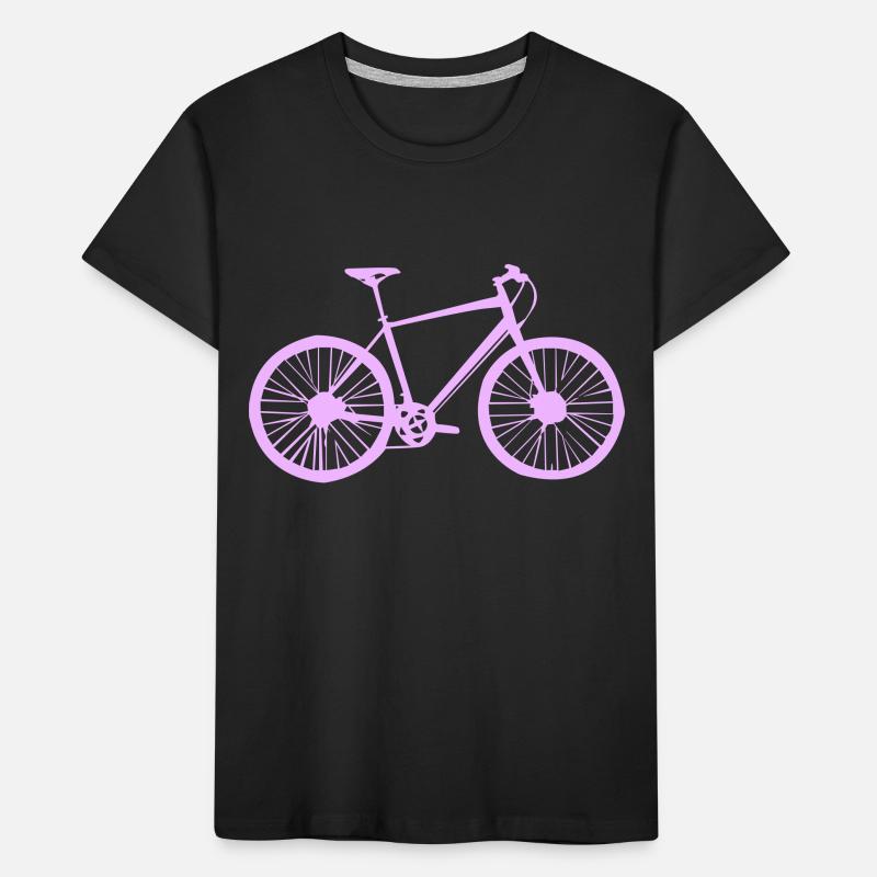 Roue de vélo T-shirt bio Premium Enfant