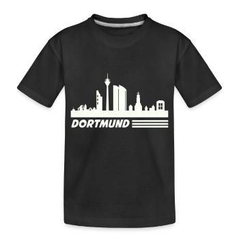 Dortmund - Kids' Premium Organic T-Shirt - black - Front