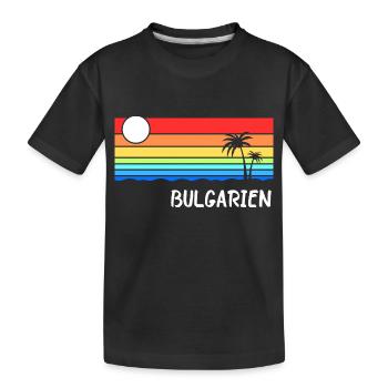 Bulgarie Vacances Balkans Idée - T-shirt bio Premium Enfant - noir - Devant