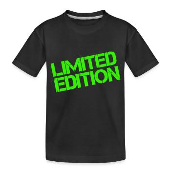 limited edition - Kinder Premium Bio T-Shirt - Schwarz - Vorne