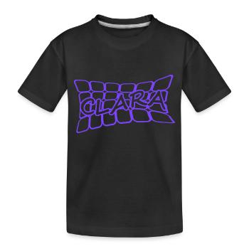 Name: Clara - Kids' Premium Organic T-Shirt - black - Front