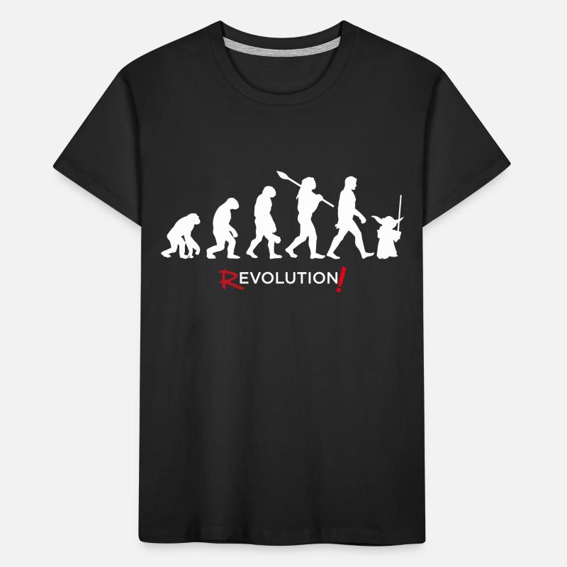 Revolution - Evolution Man Fun Twist 19 Kinder Premium Bio T-Shirt