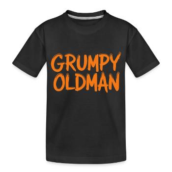 MÜRRISCHER OLDMAN - Kinder Premium Bio T-Shirt - Schwarz - Vorne