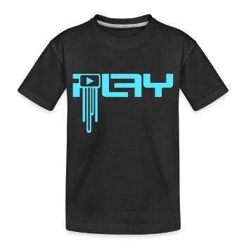 Fête, Jouer, Allumer, Symbole, Allumer, Graffiti - T-shirt bio Premium Enfant - noir - Devant