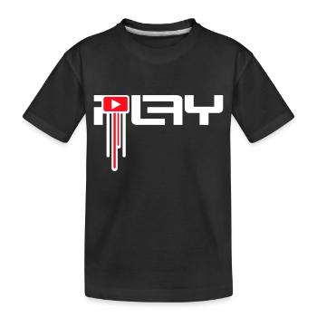 Fête, Jouer, Allumer, Symbole, Allumer, Graffiti - T-shirt bio Premium Enfant - noir - Devant