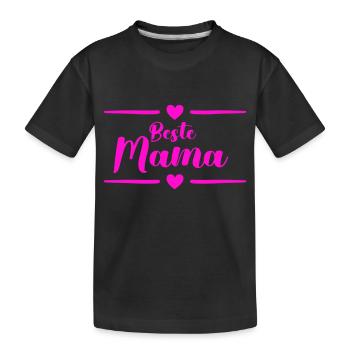 Meilleure maman - T-shirt bio Premium Enfant - noir - Devant