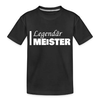 Profession Master - Kids' Premium Organic T-Shirt - black - Front