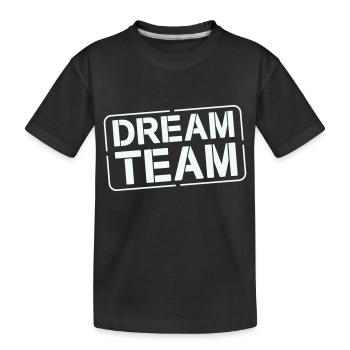 Équipe de rêve - T-shirt bio Premium Enfant - noir - Devant