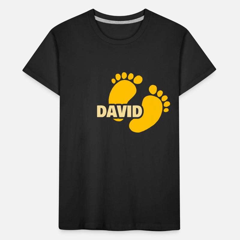 David als Geburt Kinder Premium Bio T-Shirt