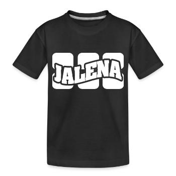 Jalena comme nom - T-shirt bio Premium Enfant - noir - Devant