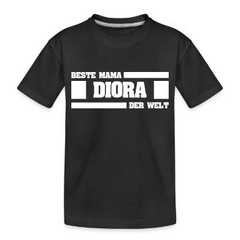 Mother Diora - Kids' Premium Organic T-Shirt - black - Front